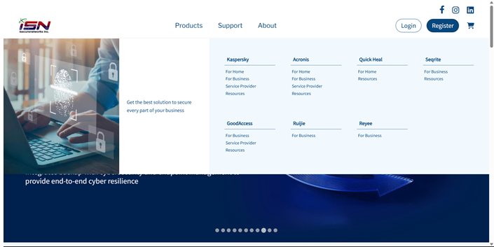 iSecure screenshot