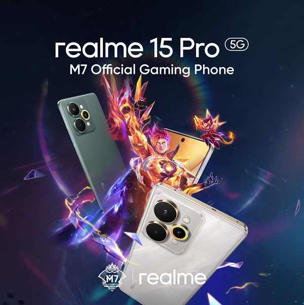 realme 15 Pro 5G named official gaming phone of M7 World Championship; registrations for realme Regional Wars 2025 open October 3