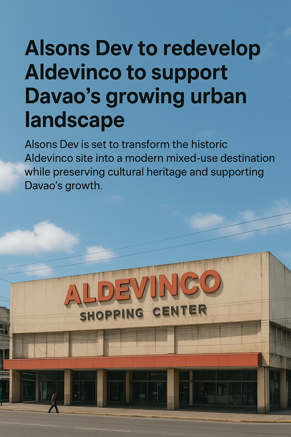 Alsons Dev to redevelop Aldevinco to support Davao’s growing urban landscape