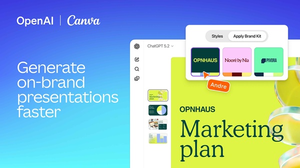 Canva brings on-brand designs directly into AI assistants