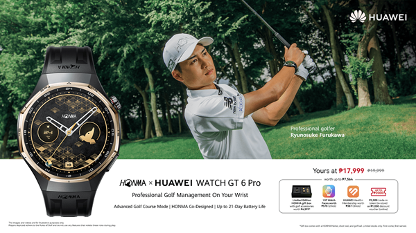 HONMA x HUAWEI Watch GT 6 Pro impresses professional golfers at Malbon Buckets Club tournament